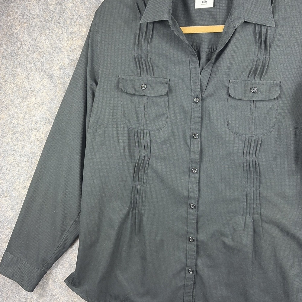Columbia Women's Silver Ridge Long Sleeve Shirt Sun Protection / Black / Size XL - Picture 5 of 9